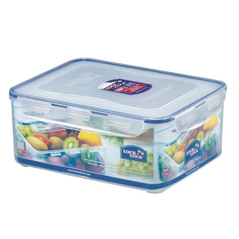 rectangle plastic lock tub containers